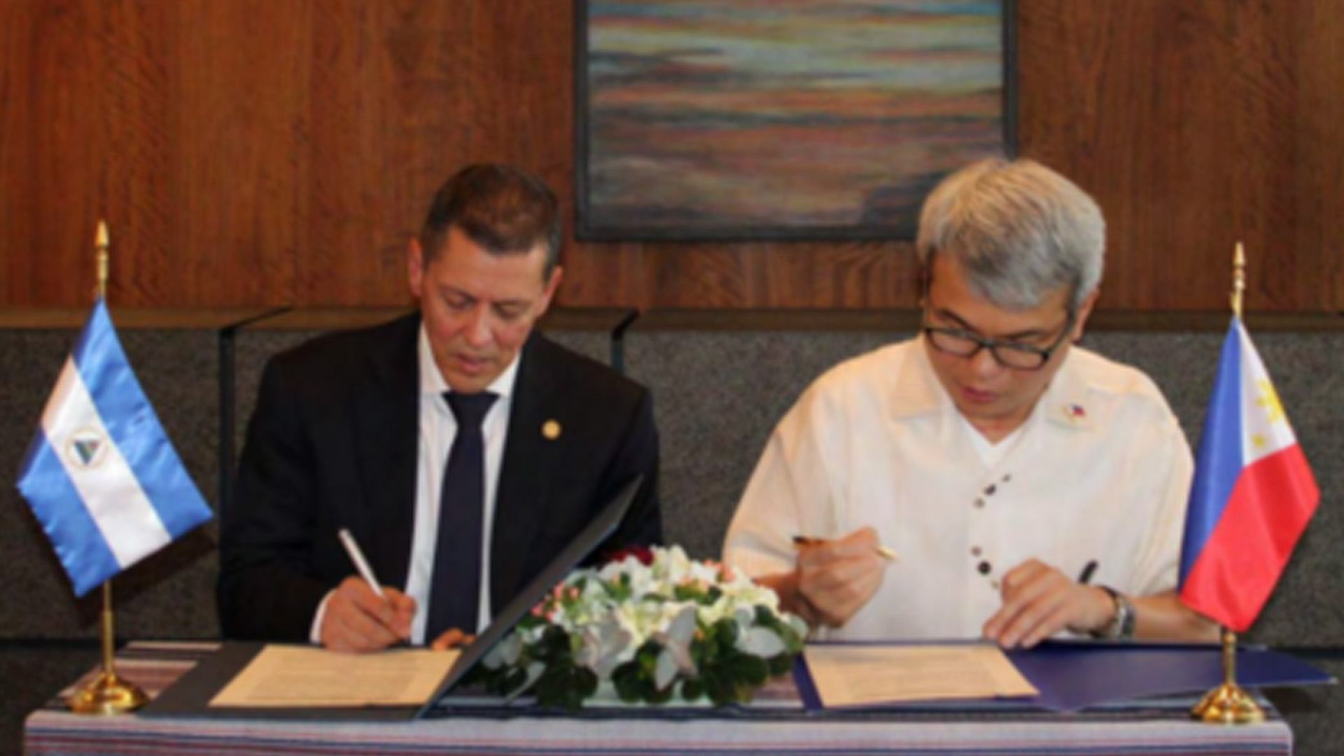 Philippines, Nicaragua Ink First Bilateral Deal For Political Talks